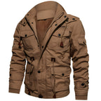 Carter Veste Militaire Homme – Veste à Doublure Douce avec Multiples Poches et Taille Ajustable