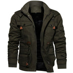 Carter Veste Militaire Homme – Veste à Doublure Douce avec Multiples Poches et Taille Ajustable