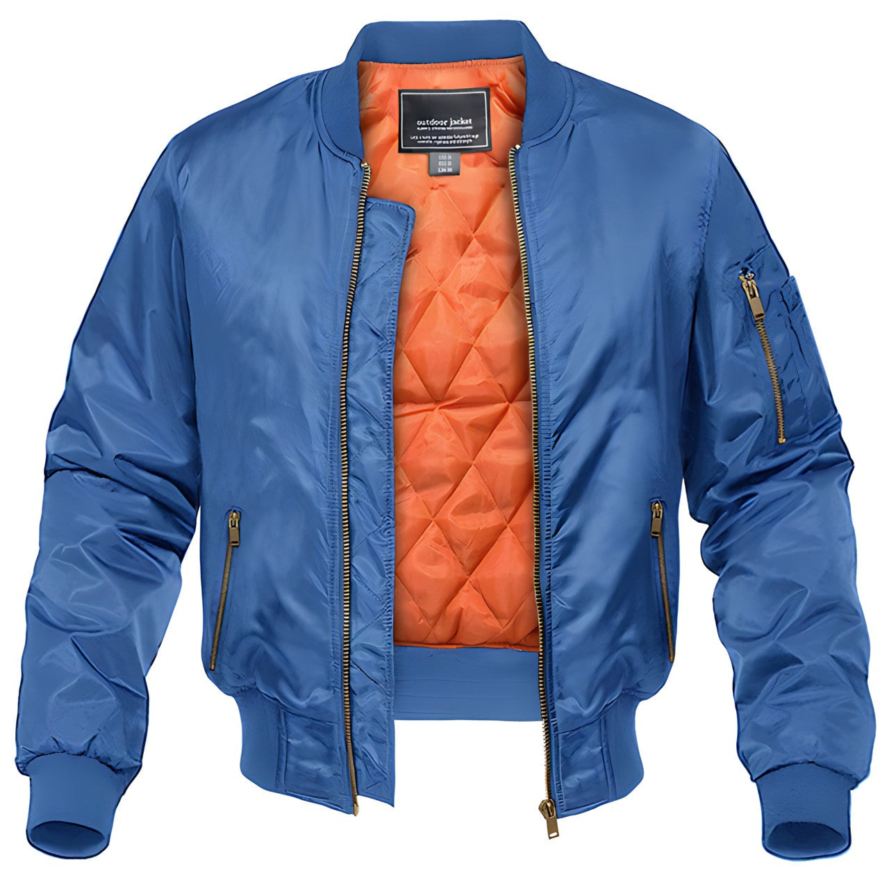 Viktor Blouson Aviateur Homme – Veste Bomber Matelassée au Style Pilote Classique