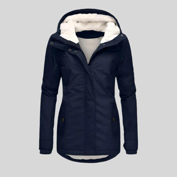 Elise Parka d’Hiver Femme – Manteau Chaud avec Capuche Doublée et Taille Ajustable