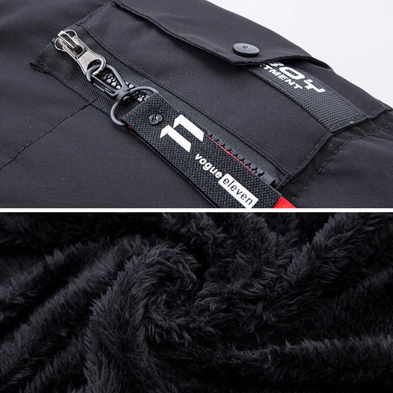 Bjorn Manteau Homme d’Hiver – Parka Matelassée à Capuche avec Finition Effet Fourrure
