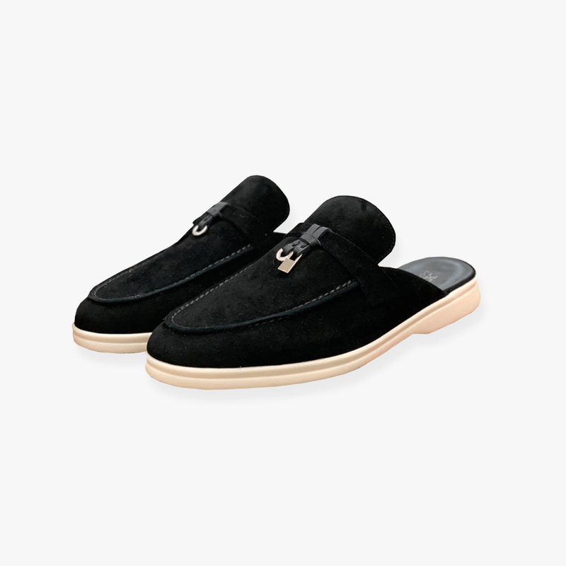 Brooklyn Mules Femme – Mules à Enfiler Élégantes avec Détail Métallique et Style Décontracté Chic