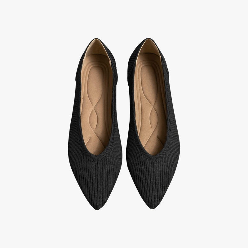 Winslow Ballerines Femme – Chaussures Plates Pointues en Maille avec Enfilage Facile & Confort Quotidien