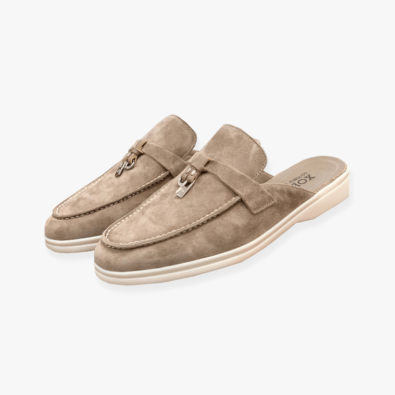 Brooklyn Mules Femme – Mules à Enfiler Élégantes avec Détail Métallique et Style Décontracté Chic
