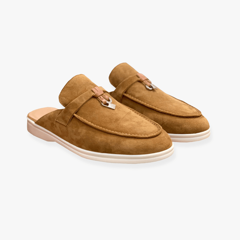 Brooklyn Mules Femme – Mules à Enfiler Élégantes avec Détail Métallique et Style Décontracté Chic