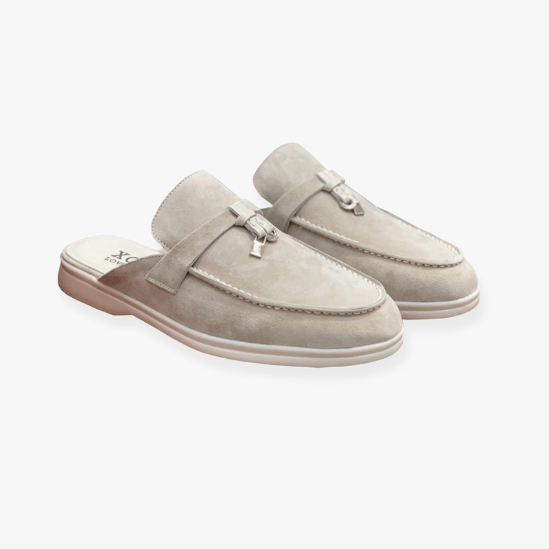 Brooklyn Mules Femme – Mules à Enfiler Élégantes avec Détail Métallique et Style Décontracté Chic