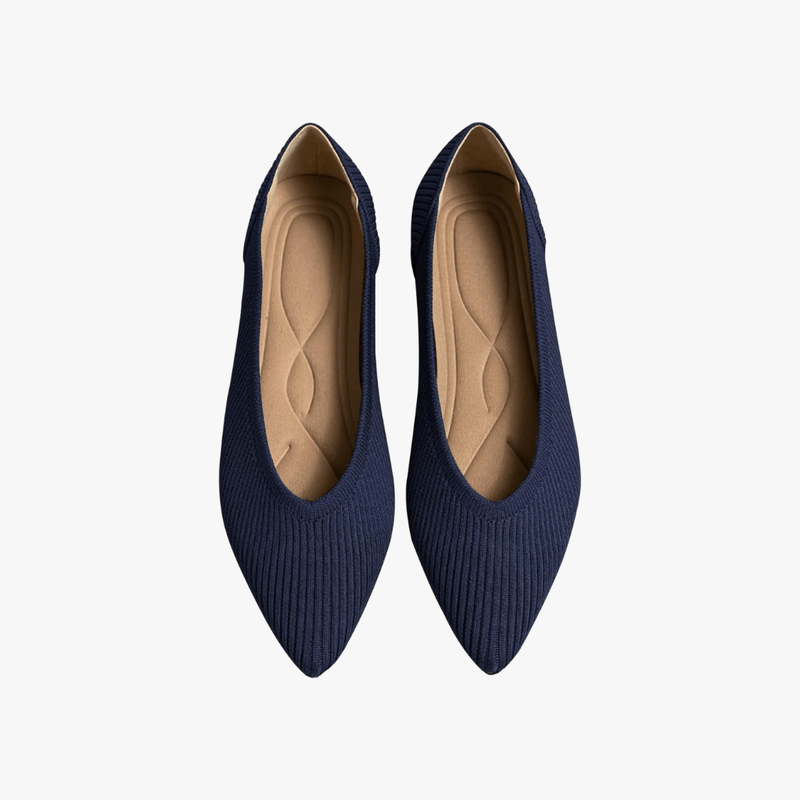 Winslow Ballerines Femme – Chaussures Plates Pointues en Maille avec Enfilage Facile & Confort Quotidien
