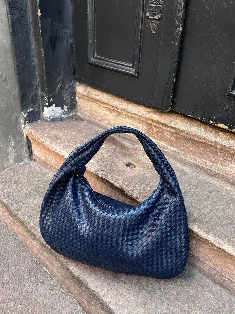 Harper Sac Hobo Tressé Femme – Grand Format Élégant avec Fermeture Éclair