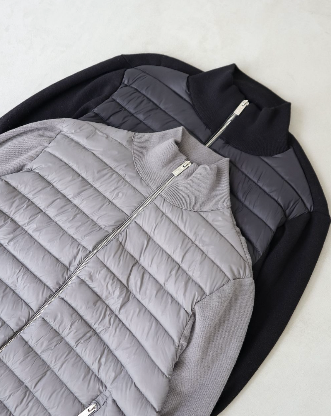 Ryan Veste Homme – Blouson Hybride Matelassé à Zip avec Style Moderne et Coupe Ajustée