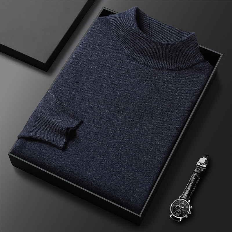 Cooper Pull Homme Col Mi-Montant – Maille Élégante et Confortable pour l’Hiver