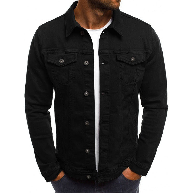 Arthur Veste en Jean Homme – Denim Résistant avec Boutons & Poches Pratiques