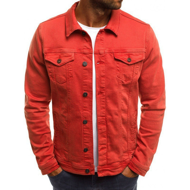 Arthur Veste en Jean Homme – Denim Résistant avec Boutons & Poches Pratiques