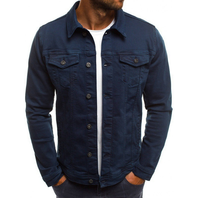 Arthur Veste en Jean Homme – Denim Résistant avec Boutons & Poches Pratiques