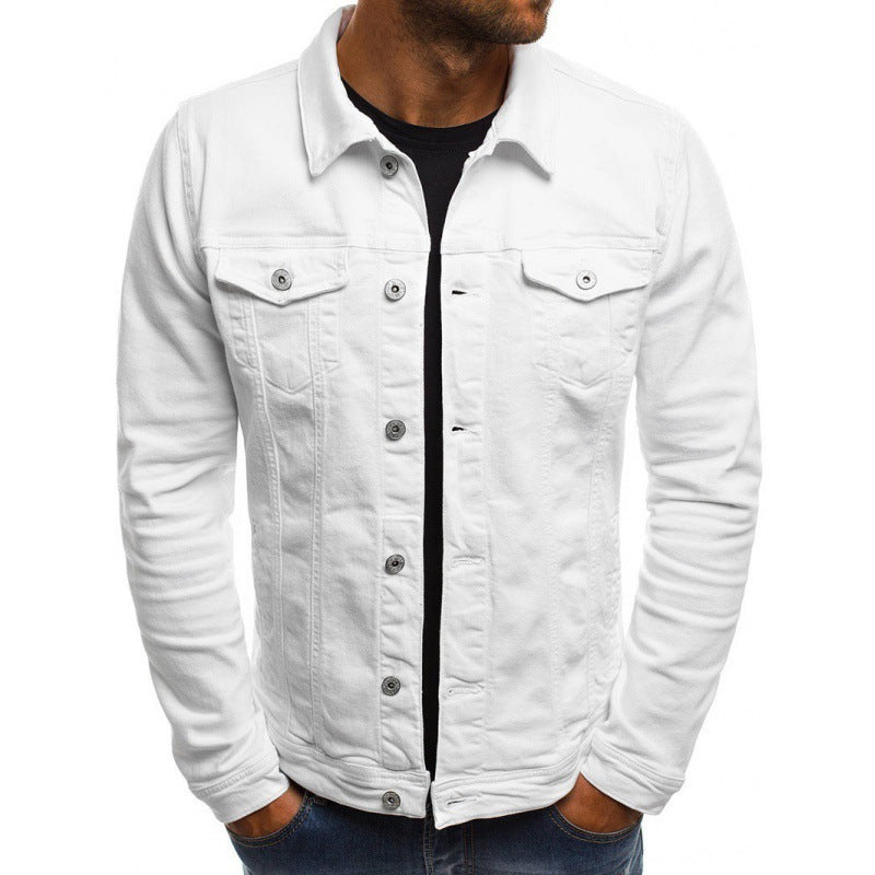 Arthur Veste en Jean Homme – Denim Résistant avec Boutons & Poches Pratiques