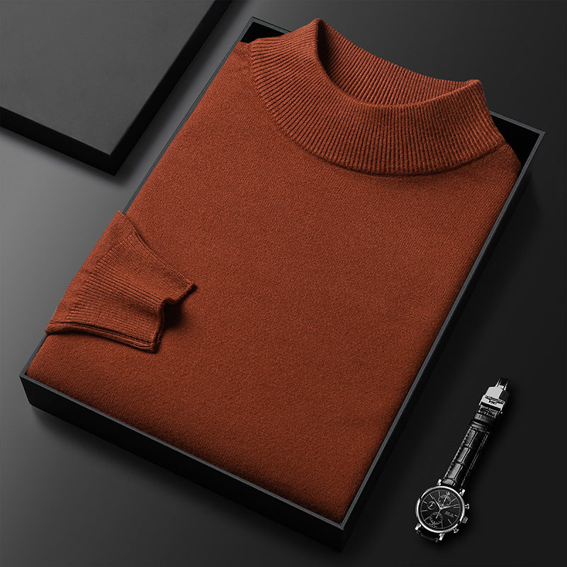 Cooper Pull Homme Col Mi-Montant – Maille Élégante et Confortable pour l’Hiver