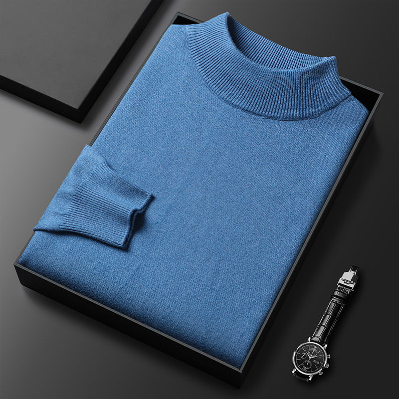 Cooper Pull Homme Col Mi-Montant – Maille Élégante et Confortable pour l’Hiver