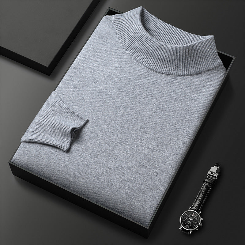 Cooper Pull Homme Col Mi-Montant – Maille Élégante et Confortable pour l’Hiver
