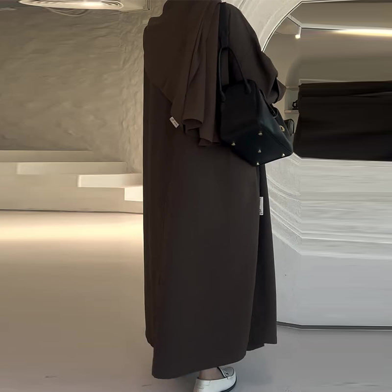Anouk Manteau Long Femme – Coupe Oversize Élégante avec Design Minimaliste