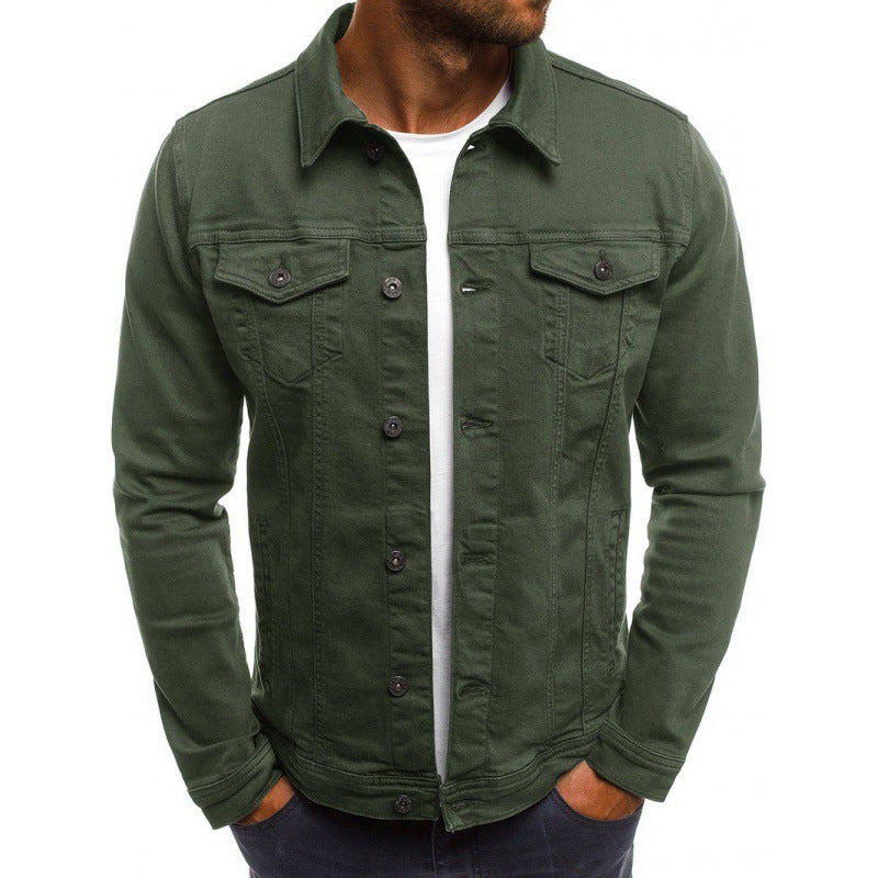 Arthur Veste en Jean Homme – Denim Résistant avec Boutons & Poches Pratiques