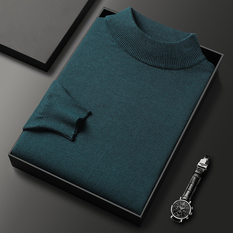 Cooper Pull Homme Col Mi-Montant – Maille Élégante et Confortable pour l’Hiver