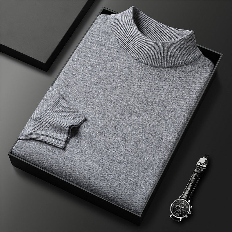 Cooper Pull Homme Col Mi-Montant – Maille Élégante et Confortable pour l’Hiver