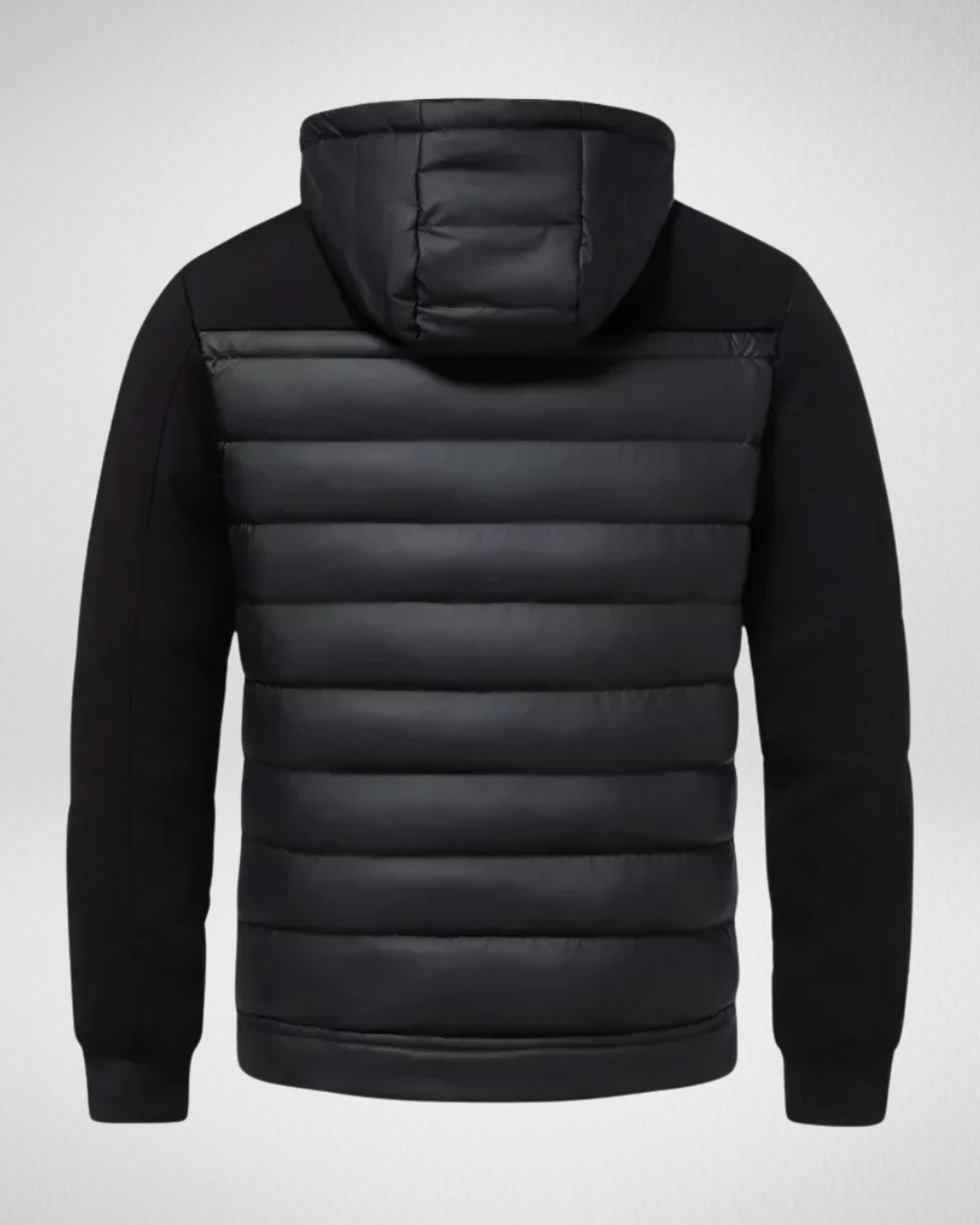 Caleb Veste Homme – Veste Matelassée à Capuche avec Zip et Poches