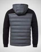 Caleb Veste Homme – Veste Matelassée à Capuche avec Zip et Poches