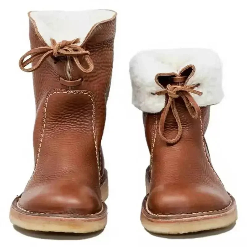 Ingrid Bottes Chaudes Femme – Boots Doublées avec Semelle Antidérapante et Confort Hivernal
