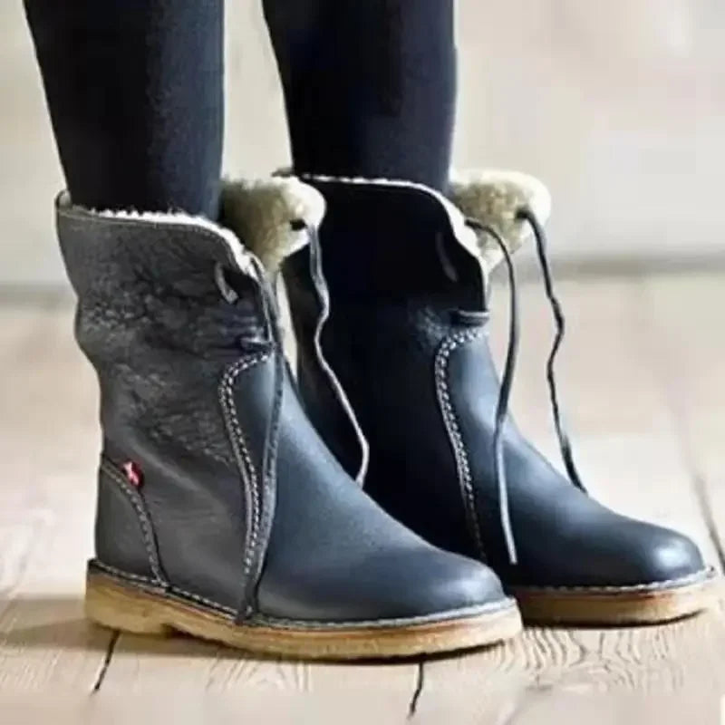 Ingrid Bottes Chaudes Femme – Boots Doublées avec Semelle Antidérapante et Confort Hivernal