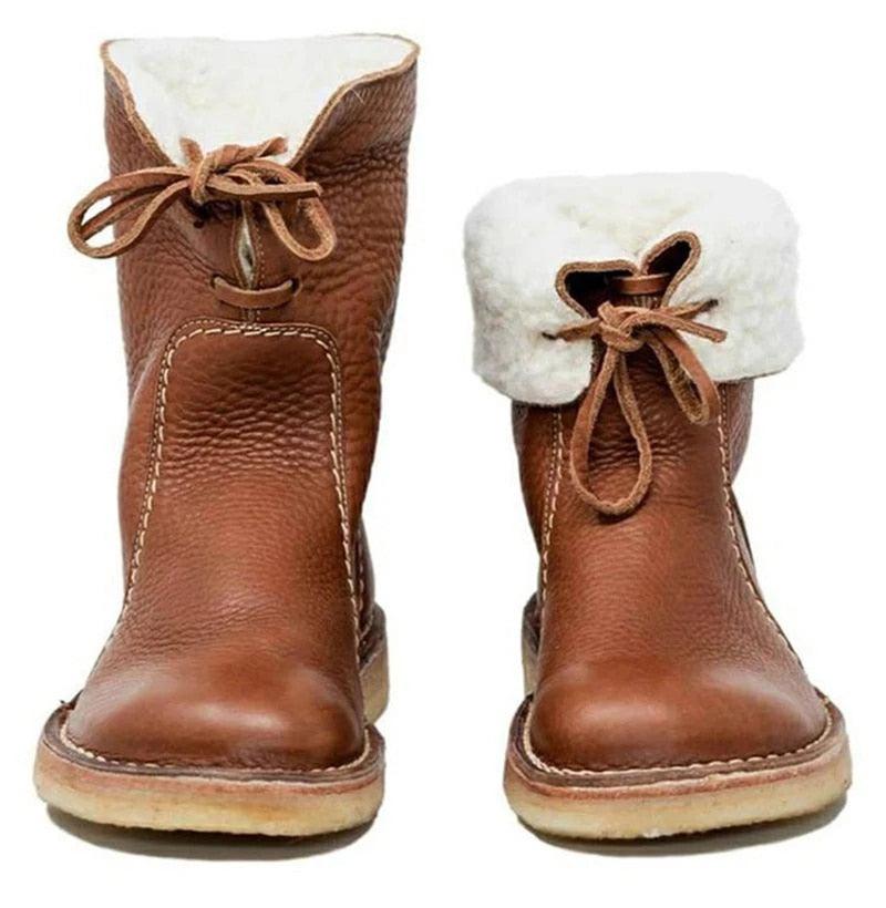 Briar Bottes d’Hiver Femme – Bottines Imperméables Doublées avec Intérieur Douillet & Style Intemporel