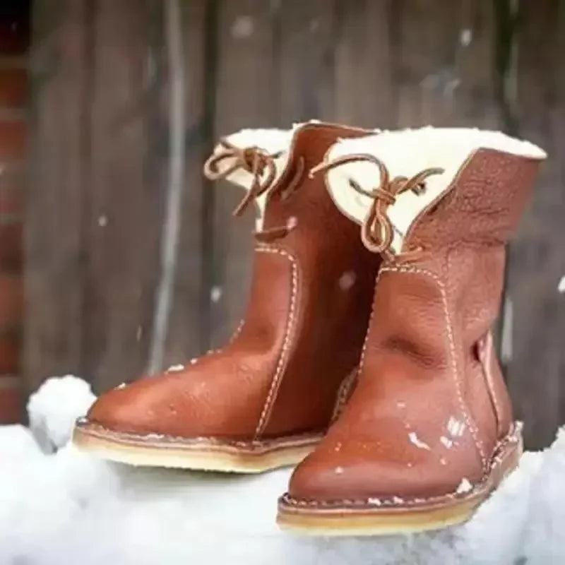 Ingrid Bottes Chaudes Femme – Boots Doublées avec Semelle Antidérapante et Confort Hivernal