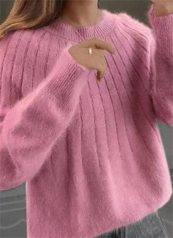 Parker Pull en Cachemire Femme – Maille Douce à Col Rond au Style Intemporel