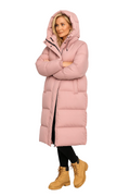 Emerson Doudoune Longue Femme – Manteau Puffer Oversize à Capuche avec Isolation Chaude
