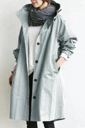 Avery Manteau de Pluie Femme – Imperméable Urbain à Capuche avec Coupe Décontractée