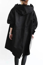 Avery Manteau de Pluie Femme – Imperméable Urbain à Capuche avec Coupe Décontractée