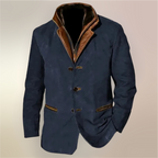 Hawthorne Veste Vintage Homme – Blazer Classique avec Finitions Contrastées & Style Rétro Chic