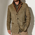 Hawthorne Veste Vintage Homme – Blazer Classique avec Finitions Contrastées & Style Rétro Chic