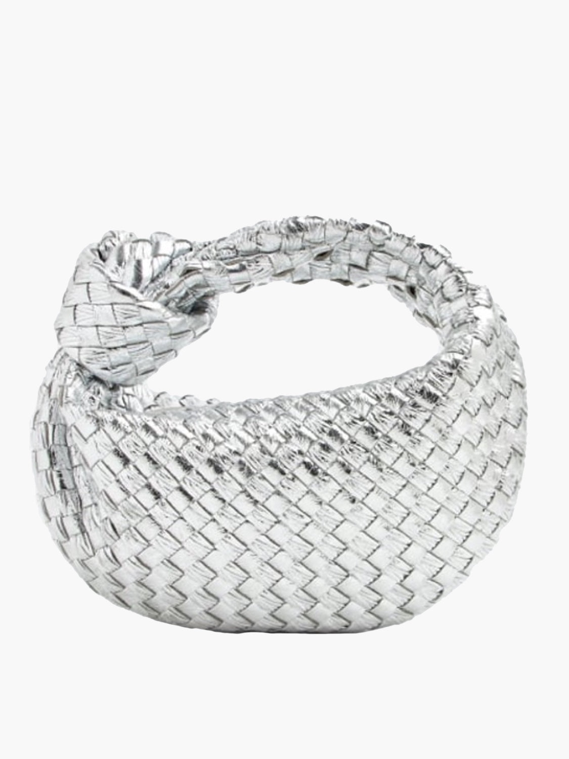 Brooklyn Sac Mini Tressé Femme – Sac Doré Élégant au Design Raffiné