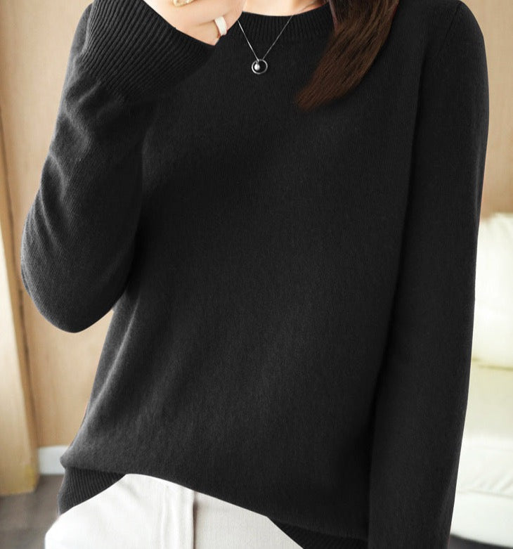Hannah Pull Femme – Tricot Doux à Manches Longues, Coupe Moderne & Style Élégant