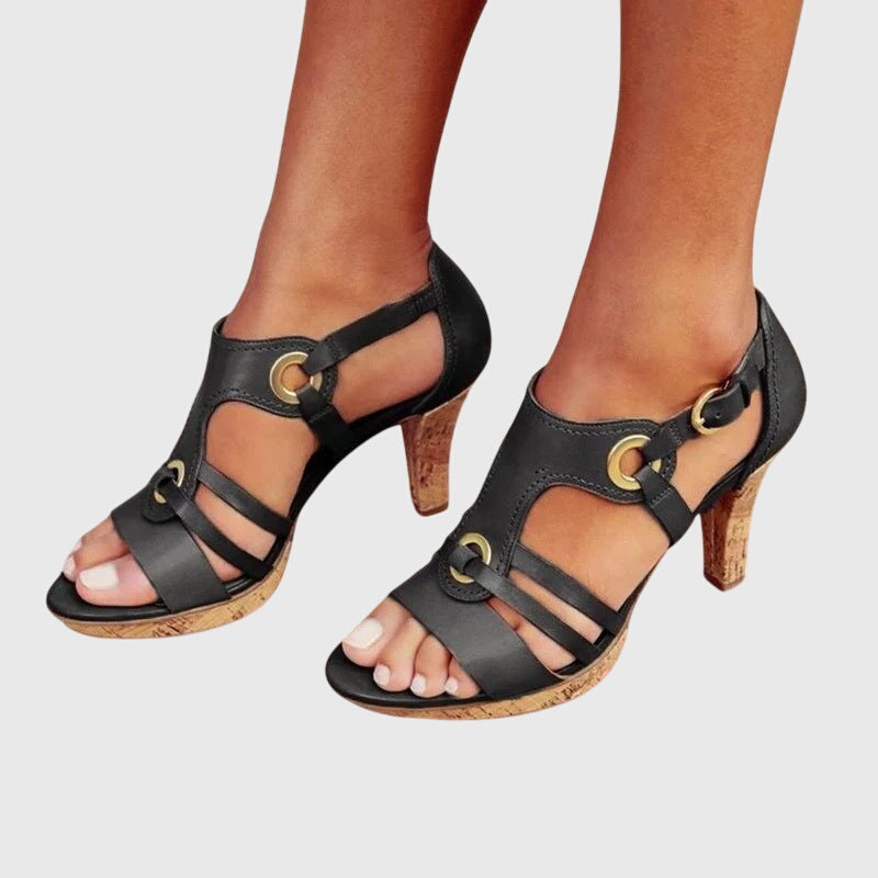 Chiara Escarpins à Talons Confort – Escarpins Élégants avec Semelle de Soutien
