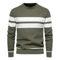 Amaury Pull Homme – Pull Rayé Décontracté à Coupe Regular et Style Intemporel