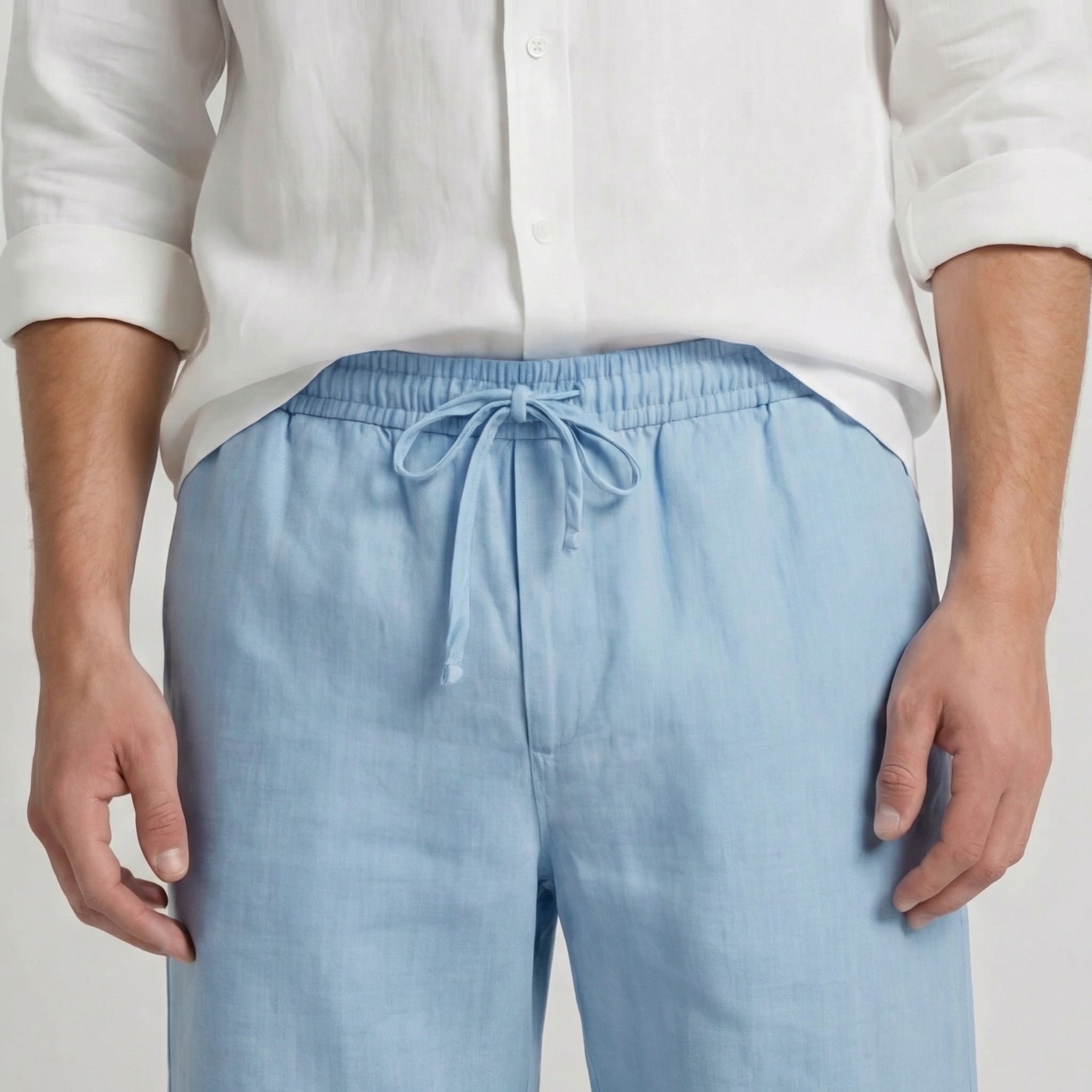 Roderick Bermuda Homme – Short Décontracté avec Taille Élastique et Tissu Léger