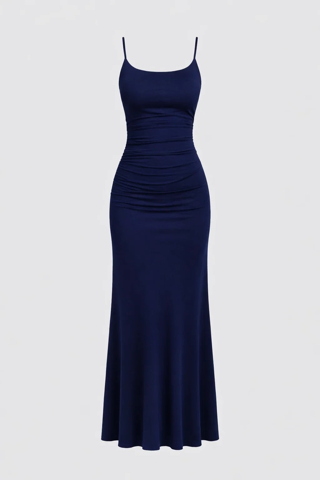 Élodianne Robe Maxi Bodycon Femme – Robe Élégante à Bretelles Fines avec Coupe Ajustée