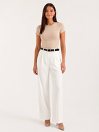 Coraline Women's Pants – High-Waisted Wide-Leg Pants with Elegant Style  