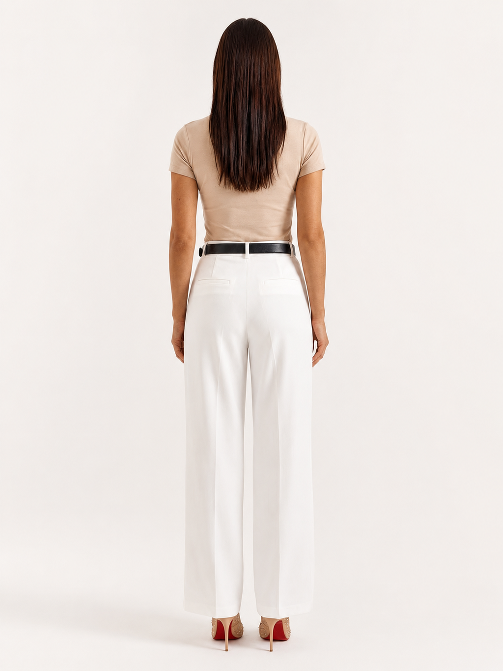 Coraline Women's Pants – High-Waisted Wide-Leg Pants with Elegant Style  