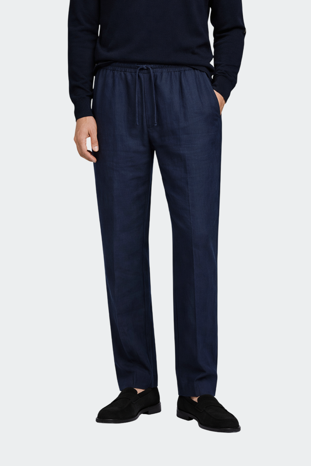 Gauthier Pantalon Homme – Pantalon Décontracté en Lin avec Coupe Relax et Style Élégant