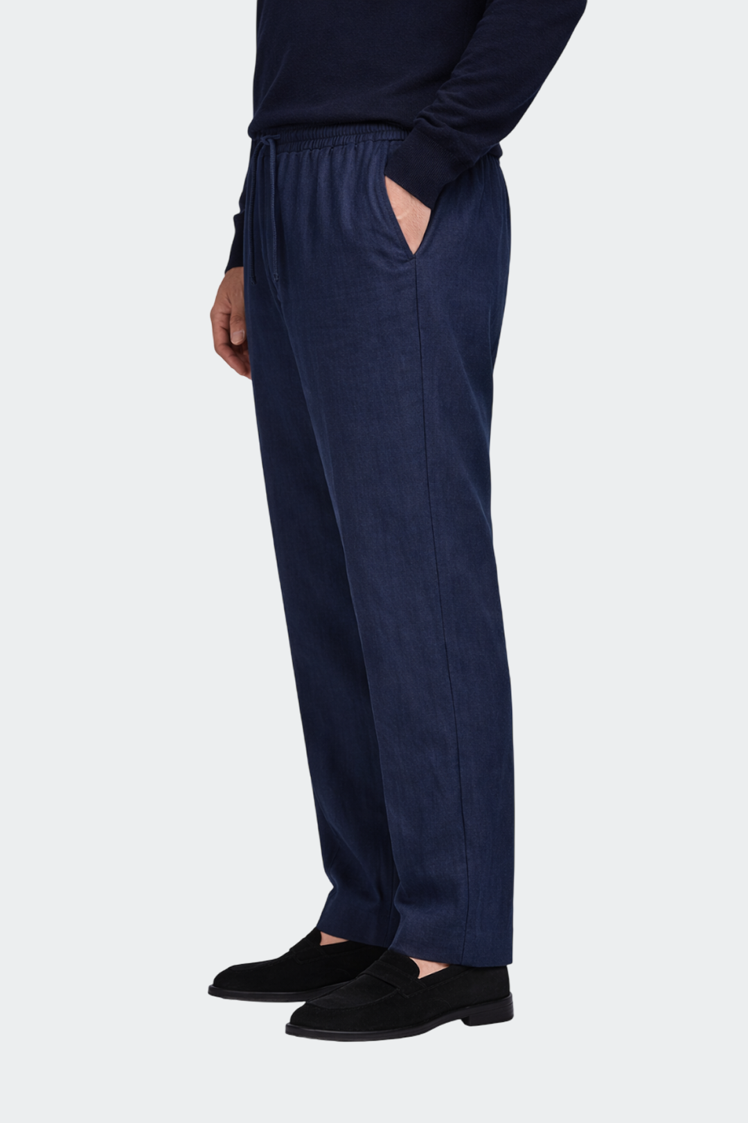 Gauthier Pantalon Homme – Pantalon Décontracté en Lin avec Coupe Relax et Style Élégant