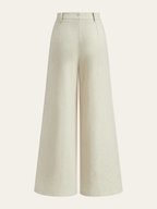Francette Women's Pants – Mid-Rise Wide-Leg Pants with Elegant Style  