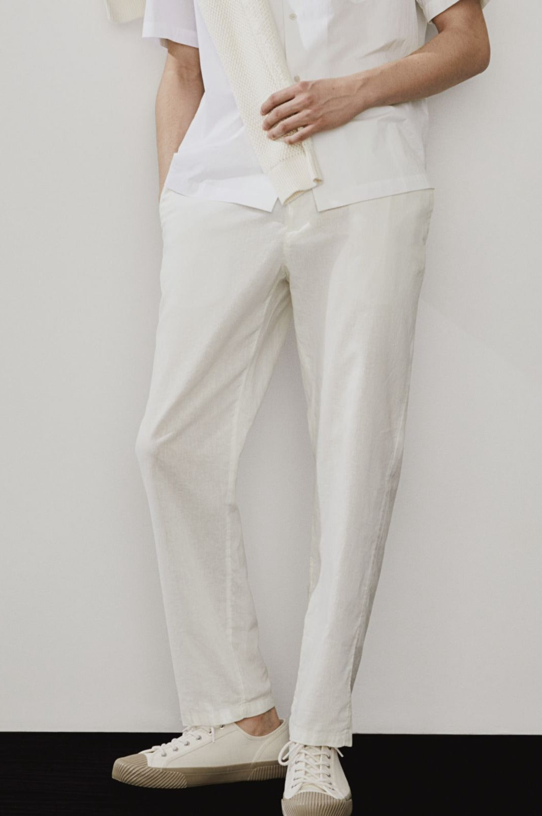 Thierry Pantalon Homme – Pantalon Décontracté avec Taille Élastique et Cordon de Serrage