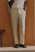 Thierry Pantalon Homme – Pantalon Décontracté avec Taille Élastique et Cordon de Serrage